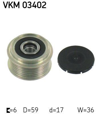 SKF Generatorfreilauf VKM 03402